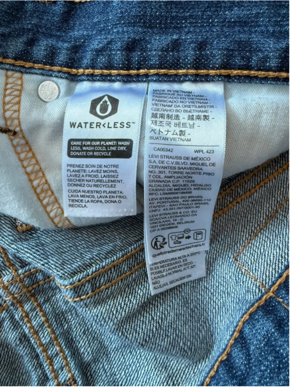 Men's Levi's 559 Straight Leg Jeans Blue Waist 33